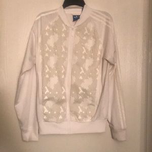 Adidas white jacket